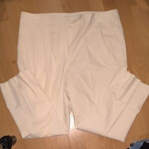 Calvin Klein | Women's Cream Straight Leg Pants